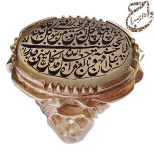 انگشتر عقیق سفید حکاکی (و من یتق الله)