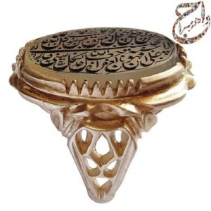 انگشتر عقیق سفید حکاکی (و من یتق الله)