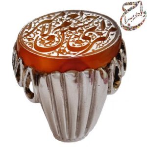 عقیق یمنی حکاکی شمس
