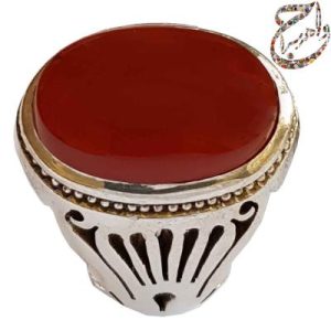 عقیق یمنی رکاب دستساز شبکه بخشی