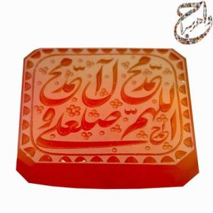 انگشتر عقیق پرتقالی