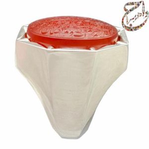 سفارش ساخت انگشتر عقیق یمنی خط النور رکاب افتخاری قلمزنی ساعی