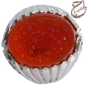 عقیق سرخ یمنی خط استاد احمد