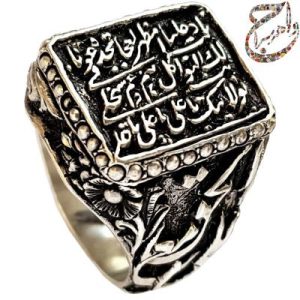 انگشتر تمام قلمزنی استاد جنگی