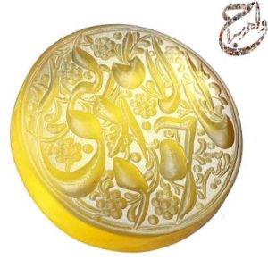 عقیق زرد خط استاد متین