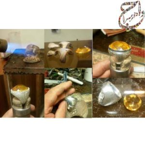 انگشتر سفارشی ساز سیترین