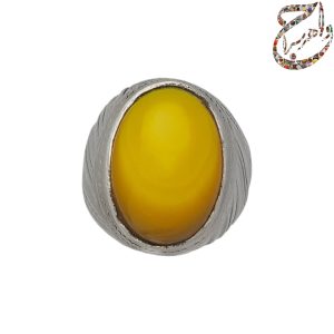 عقیق زرد کهنه قدیمی
