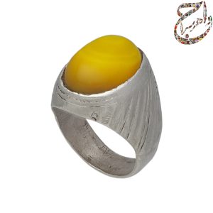 عقیق زرد کهنه قدیمی