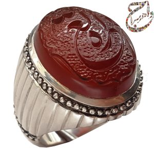 عقیق سرخ خط استاد شمس