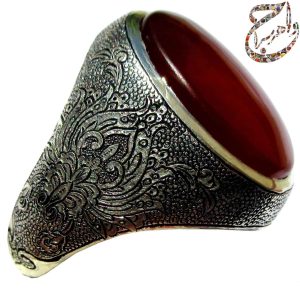 عقیق یمنی قلمزنی ساعی