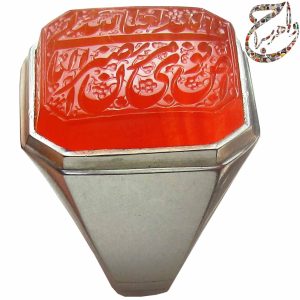 عقیق یمنی خط استاد میرزا