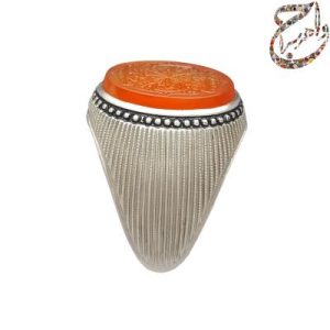عقیق پرتقالی خط عبد