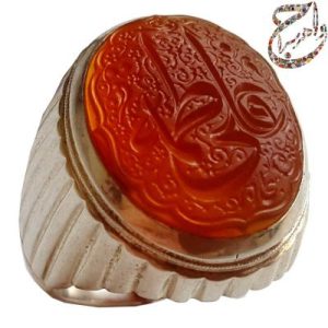 عقیق سرخ یمنی خط استاد سجاد پرالک