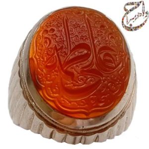 عقیق سرخ یمنی خط استاد سجاد پرالک