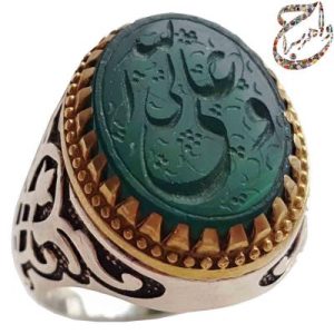 انگشتر یشم خطی