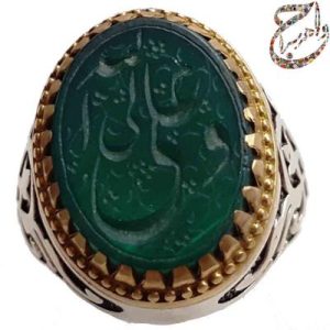 انگشتر یشم خطی