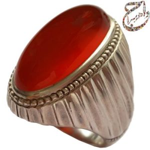عقیق یمنی اصیل تراش دار رکاب جم رضایی