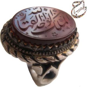 عقیق کرزی یمنی خط استاد مجد