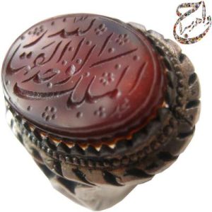 عقیق کرزی یمنی خط استاد مجد