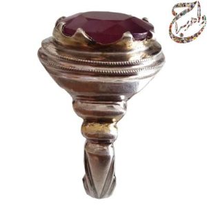 یاقوت اصل معدنی رکاب دست