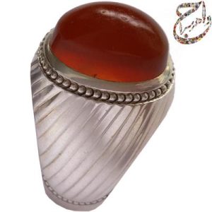 عقیق آبدار یمنی تراش ثبتی