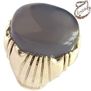 عقیق کبود یمنی رکاب استاد افتخاری