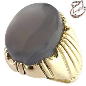 عقیق کبود یمنی رکاب استاد افتخاری