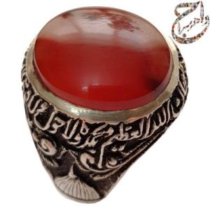 انگشتر قلمزنی کعبه و گنبد خضراء