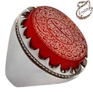 انگشتر عقیق خط مجد