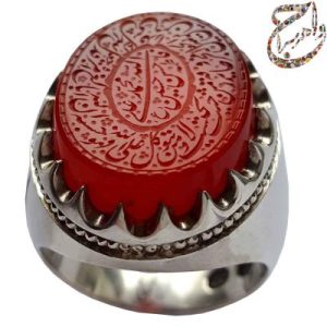 انگشتر عقیق خط مجد