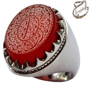 انگشتر عقیق خط مجد