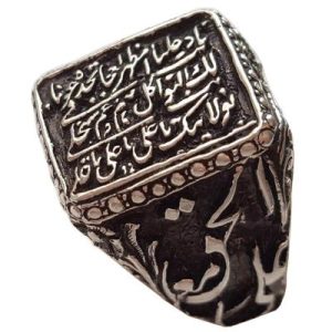 عقیق یمنی سرخ آبدار قلم جنگی