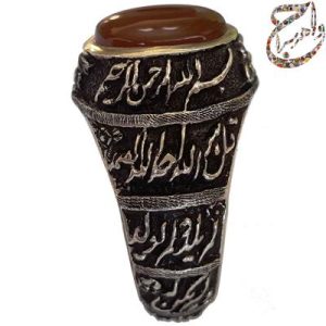 عقیق سرخ قلمزنی استاد جنگی
