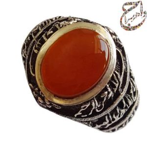 عقیق سرخ قلمزنی استاد جنگی