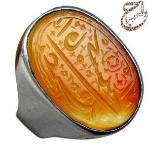 عقیق یمنی کهنه خطی