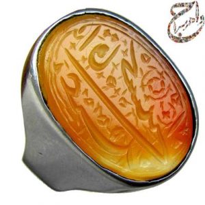 عقیق یمنی کهنه خطی