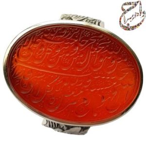عقیق یمنی خط النور رکاب افتخاری