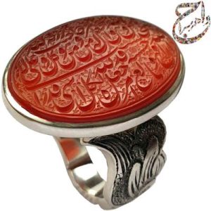 عقیق یمنی خط النور رکاب افتخاری