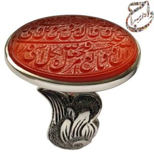 عقیق یمنی خط النور رکاب افتخاری