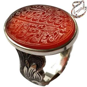 عقیق یمنی خط النور رکاب افتخاری