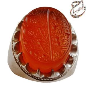 عقیق یمنی خط استاد مبین