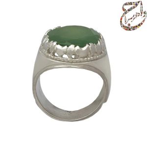 جید سبز رکاب نقره