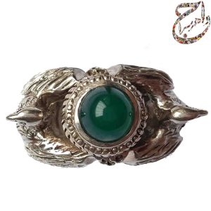 عقیق سبز قلمزنی عقاب