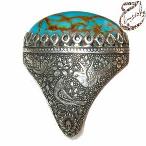 فیروزه نیشابور قلم زنی ساعی