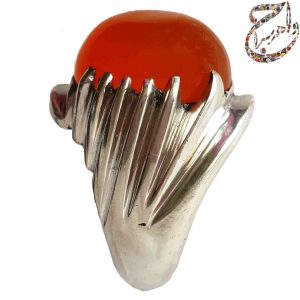 عقیق پرتقالی آبدار یمنی