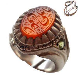 عقیق یمنی خط احمد رکاب شاکری