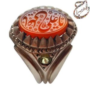 عقیق یمنی خط احمد رکاب شاکری