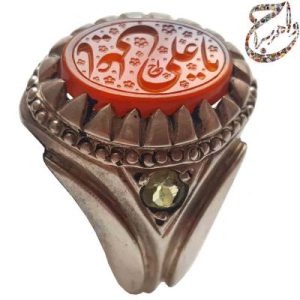عقیق یمنی خط احمد رکاب شاکری