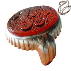 عقیق خط مبین حکاکی امیری حسین و نعم الامیر