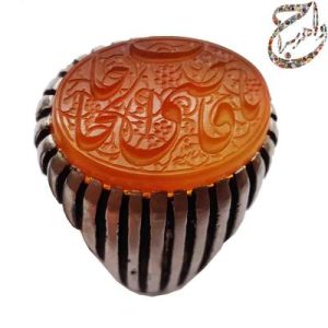 عقیق خط شه حکاکی یا قاضی الحاجات